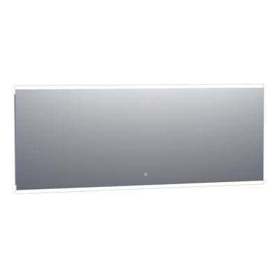Brauer Jasper Spiegel - Rechthoekig - 180 cm - met Directe LED-Verlichting - Dimbaar - met Touchbediening