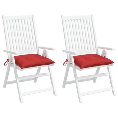 VidaXL Palletkussens 2 st 50x50x7 cm oxford stof rood
