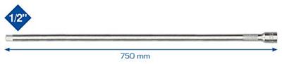 Brilliant Tools BT022910 BT022910 Dopsleutelverlenging Aandrijving 1/2 (12.5 mm) 750 mm 1 stuk(s) - thumbnail