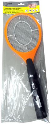 Elektrische vliegenmepper.Exclusief batterijen. werkt op 2xAA batterijen