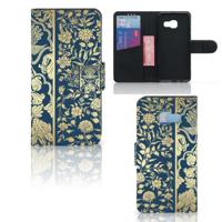 Samsung Galaxy A3 2017 Hoesje Beige Flowers - thumbnail