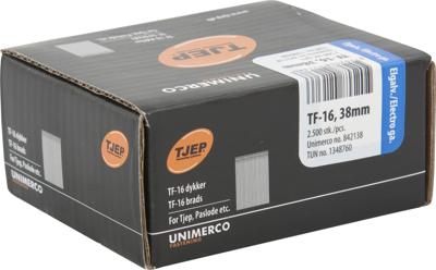 Brad 16G 1.6mm l= 38mm recht verz. (2500)