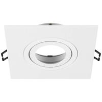 SLV InbouwringNew Tria 75 XL vierkant wit - zonder fitting - 1007634 - thumbnail