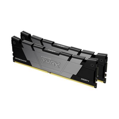 Kingston FURY 32 gb ddr4-3600 kit werkgeheugen (zwart, kf436c16rb12k2/32, renegade, xmp)