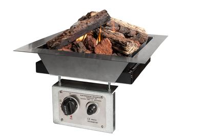 Happy Cocooning: Losse inbouwbrander vierkant - Grijs