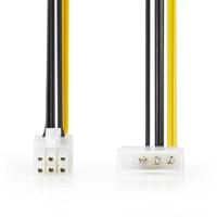 Nedis Interne Voedingskabel | Molex Male NAAR PCI-Express Male | 0.2 m | 1 stuks - CCGP74060VA015 CCGP74060VA015 - thumbnail
