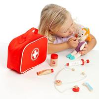 Speelgoed Dokterstas met Accessoires Moltó Hout (7 pcs) - thumbnail