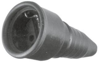 Volrubber contrastekker 16A 250V Randaarde Keraf 104455