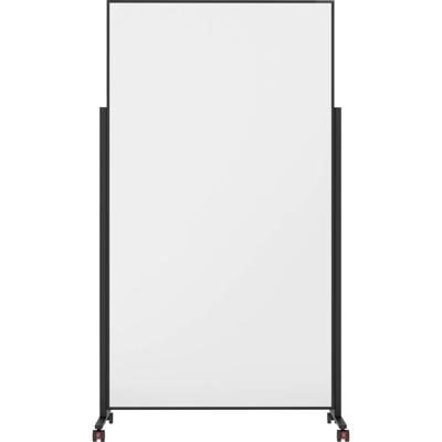 magnetoplan Whiteboard Vario (b x h) 100 cm x 180 cm Zwart, Wit Gelakt, Glad Aan beide zijden te gebruiken, Horizontaal- of verticaalformaat