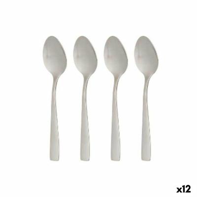 Dessertlepel set Kinvara Zilverkleurig Roestvrij staal 2,7 x 13,5 x 0,3 cm 6 x 16,5 x 2,5 cm Toetjes (12 Stuks)