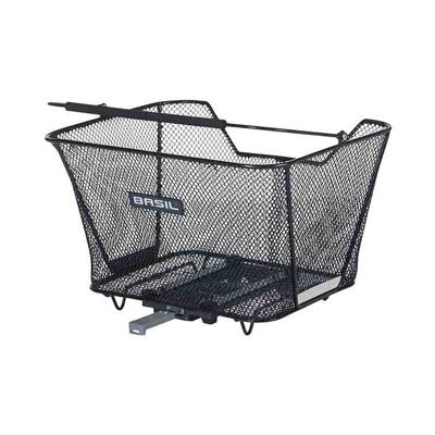 BASIL lesto mik - fietsmand - achterop - zwart