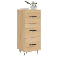 Dressoir 34,5x34x90 cm bewerkt hout sonoma eiken - thumbnail