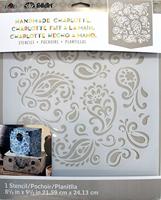 FolkArt • lasergesneden stencil paisley delight - thumbnail