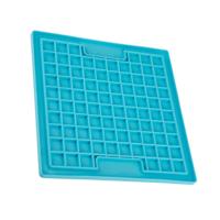 LickiMat likmat voor hond en kat - 20x20 cm - Turquoise - thumbnail