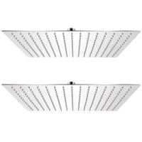 Regendouchekop 2 st 40x40 cm roestvrij staal - thumbnail