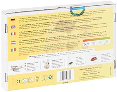 Solexpert Bouwpakket - watermolen met zonnepaneel Solexpert Bouwpakket - watermolen met zonnepaneel