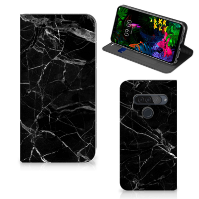 LG G8s Thinq | Standcase | Marmer Zwart - Origineel Cadeau Vader