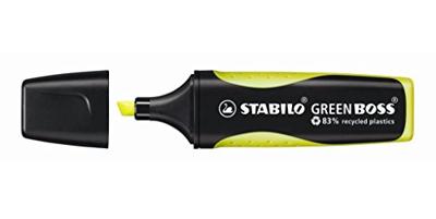 STABILO GREENBOSS markeerstift, geel