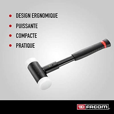 Facom terugstootloze hamers met verwisselbare hamerdoppen 40 mm - 212a.40 Facom terugstootloze hamers met verwisselbare hamerdoppen 40 mm - 212a.40