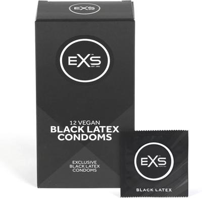 EXS Black Latex Condooms 12 stuks