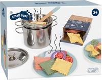 Small Foot houten speeleten pasta chef set, 19dlg. - thumbnail