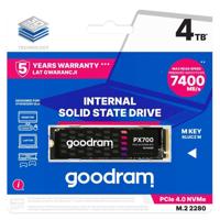 Goodram PX700 SSD SSDPR-PX700-04T-80 internal solid state drive M.2 4,1 TB PCI Express 4.0 NVMe 3D NAND - thumbnail