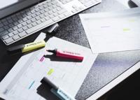 Edding markeerstift 345 geel, doos van 10 stuks - thumbnail