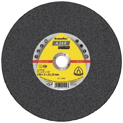 Klingspor Doorslijpschijf | D125x2,5mm gebogen | staal | gat 22,23 mm | 25 stuks - 13738 13738