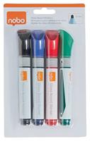 Whiteboard-marker Nobo 4 Stuks - thumbnail