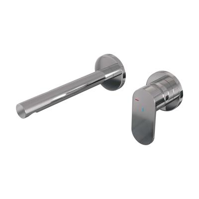 Chrome Edition inbouw wastafelmengkraan, rechte uitloop, rozetten C1 chroom