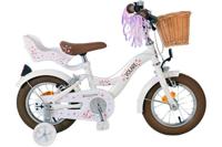 Volare blossom kinderfiets - meisjes - 12 inch - wit - twee handremmen - thumbnail