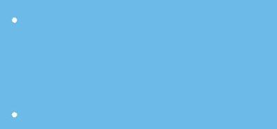 Kangaro 07071-03 Scheidingsstrook 2-gaats 120x225 180g RC Blauw
