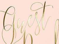 Gastenboek Pink & Gold - thumbnail