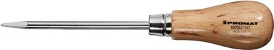 Promat/Tecwerk Priem | met vierkante punt | houten heft | totale lengte 190 mm - 4000827143
