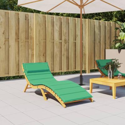 VidaXL Ligbedkussen 180x60x4 cm oxford stof groen VidaXL Ligbedkussen 180x60x4 cm oxford stof groen