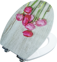 Cornat Wc-Bril Fsc-Hout Boeket Sc Gr - KSDSC351 - thumbnail