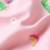 Kindershorts met trekkoord konijnenprint 104 lichtroze - thumbnail