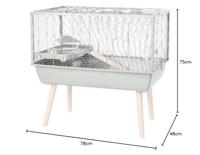 ZOLUX Neolife 80 green - kooi voor een hamster - thumbnail