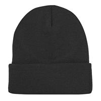Beechfield CB45N Organic Cotton Original Cuffed Beanie - Black - One Size - thumbnail