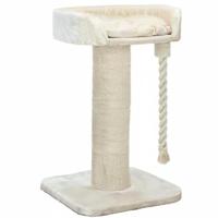 Trixie krabpaal klara xxl creme 60x60x100 cm - thumbnail