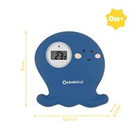 Bad- en sfeerthermometer BADABULLE Poulpe blauw - thumbnail