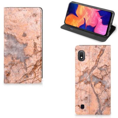 Samsung Galaxy A10 | Standcase | Marmer Oranje