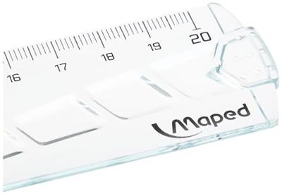 Maped lat Geometric 20 cm, transparant