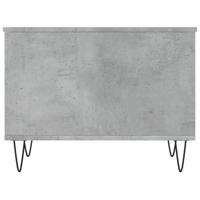 Salontafel 60x44,5x45 cm bewerkt hout betongrijs - thumbnail