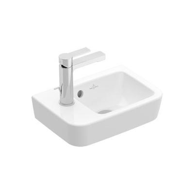 Villeroy & Boch O.novo fontein 1 kraangat links met overloop 36x25cm - wit 43423601