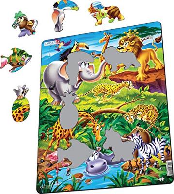 Selecta Larsen legpuzzel dieren - op safari, 18st.