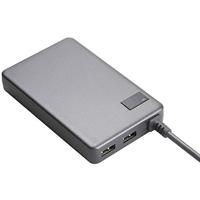 LVSUN Ultra Slim USB-laadstation 90 W 1x USB-A, DC-stekker 3,5 Zwart Binnen - thumbnail