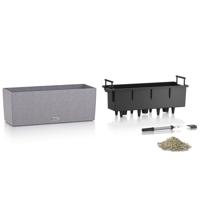 LECHUZA Jardiniere BALCONERA Stone 50 ALL-IN-ONE Zwart - thumbnail