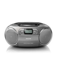 Philips Audio CD-Radiorekorder mit DAB+ (Dynamic Bass Boost, UKW-DAB+, CD, Kasseten-Deck) silber, AZB600/12 - thumbnail