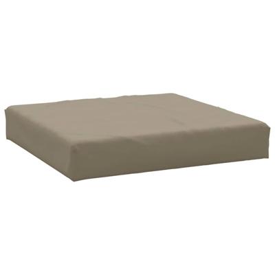 VidaXL Palletkussen 60x60x6 cm oxford stof taupe